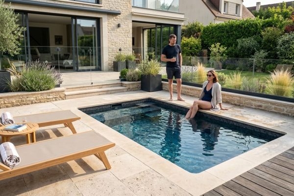 micro piscine rectangulaire