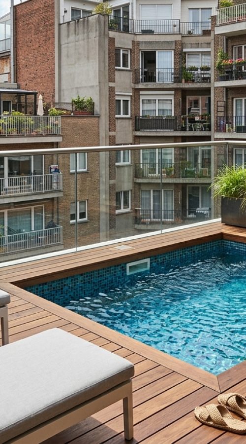 photo mini piscine terrasse